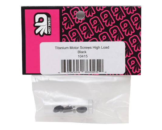175RC 3x8mm Titanium "High Load" Motor Screws (Black)