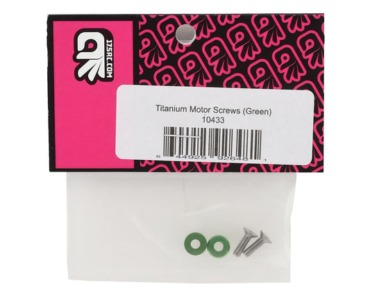 175RC 3x10mm Titanium Motor Screws (Green)