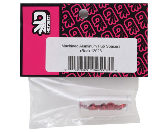 175RC B6/B74/YZ2 Aluminum Hub Spacer Set (Red)
