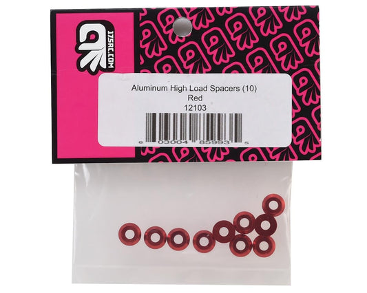 175RC Aluminum Button Head Screw High Load Spacer (Red) (10)