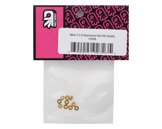 175RC 4.5mm Mini-T 2.0 Aluminum Nut Kit (Gold) (10)