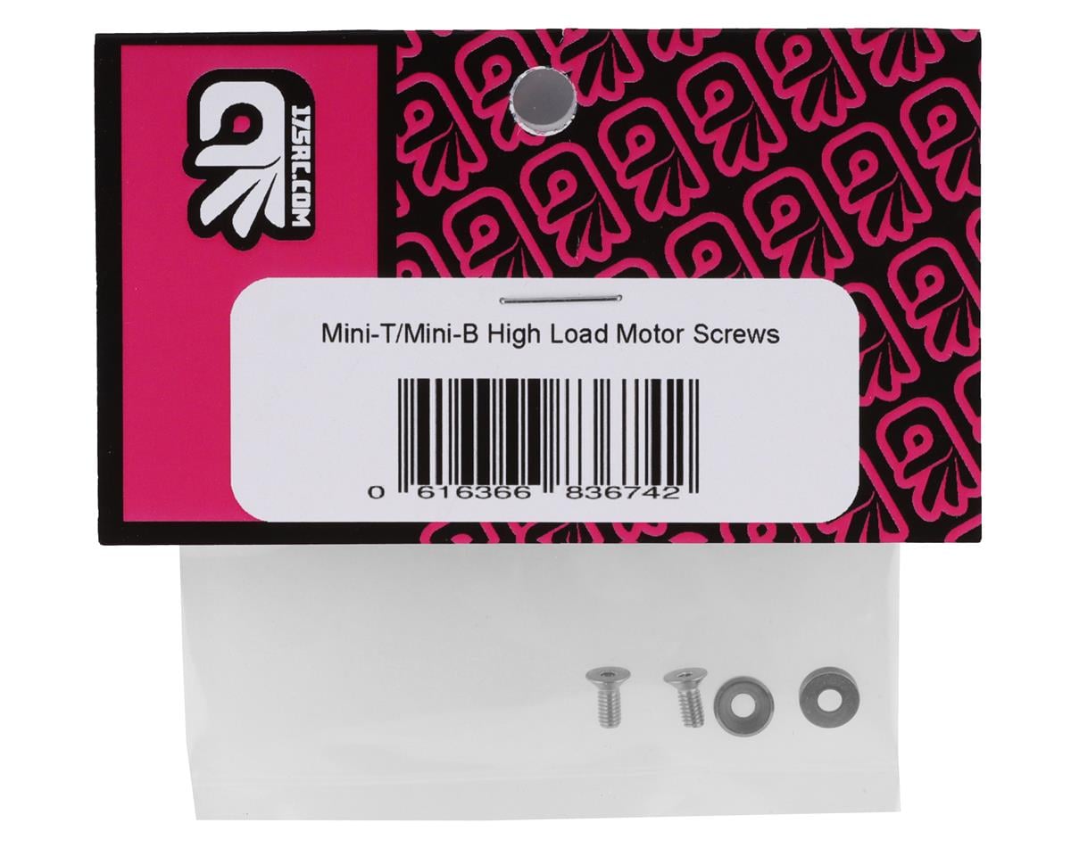 175RC Mini T/B High Load Motor Screws (Grey) (2)