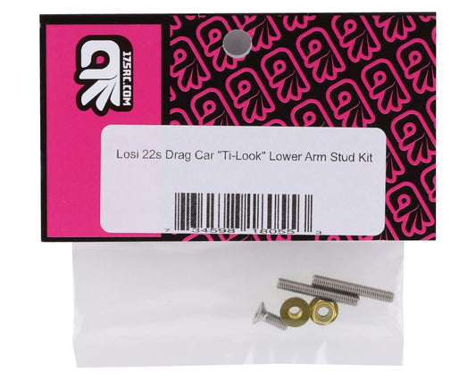 175RC Losi 22S Drag Car "Ti-Look" Lower Arm Stud Kit (Gold)