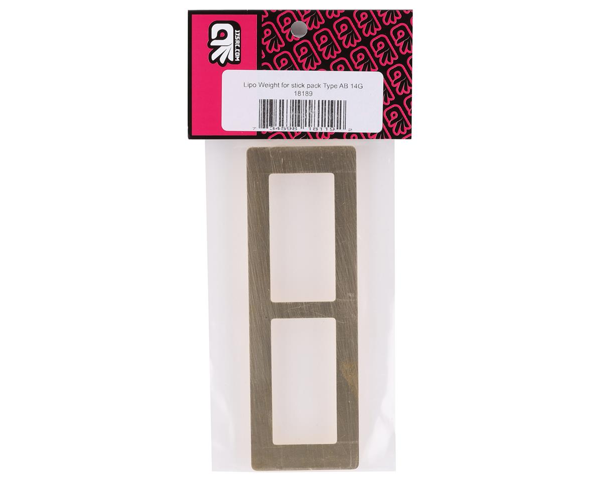 175RC Type AB Stick Pack Lipo Weight (14g)
