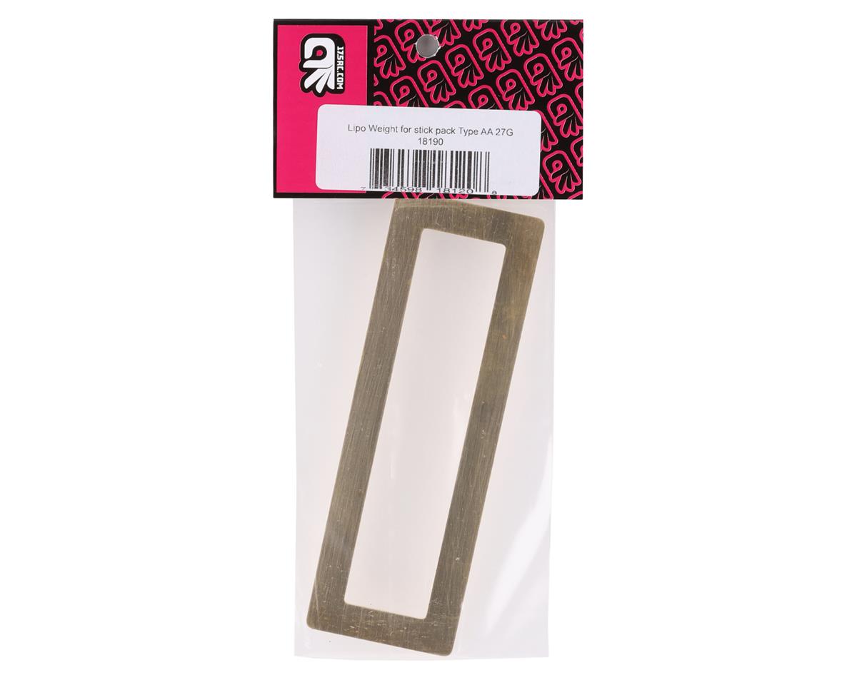 175RC Type AA Stick Pack Lipo Weight (27g)