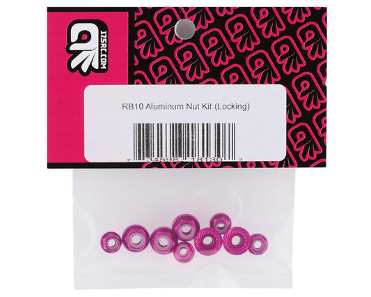 175RC Associated RB10 Aluminum Nut Kit (Pink) (9)