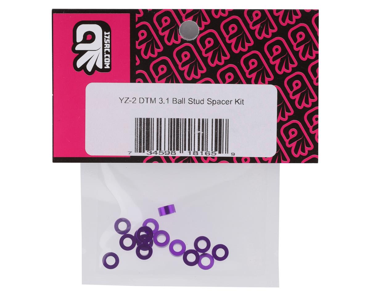 175RC Yokomo YZ-2 DTM 3.1 Ball Stud Spacer Kit (Purple)