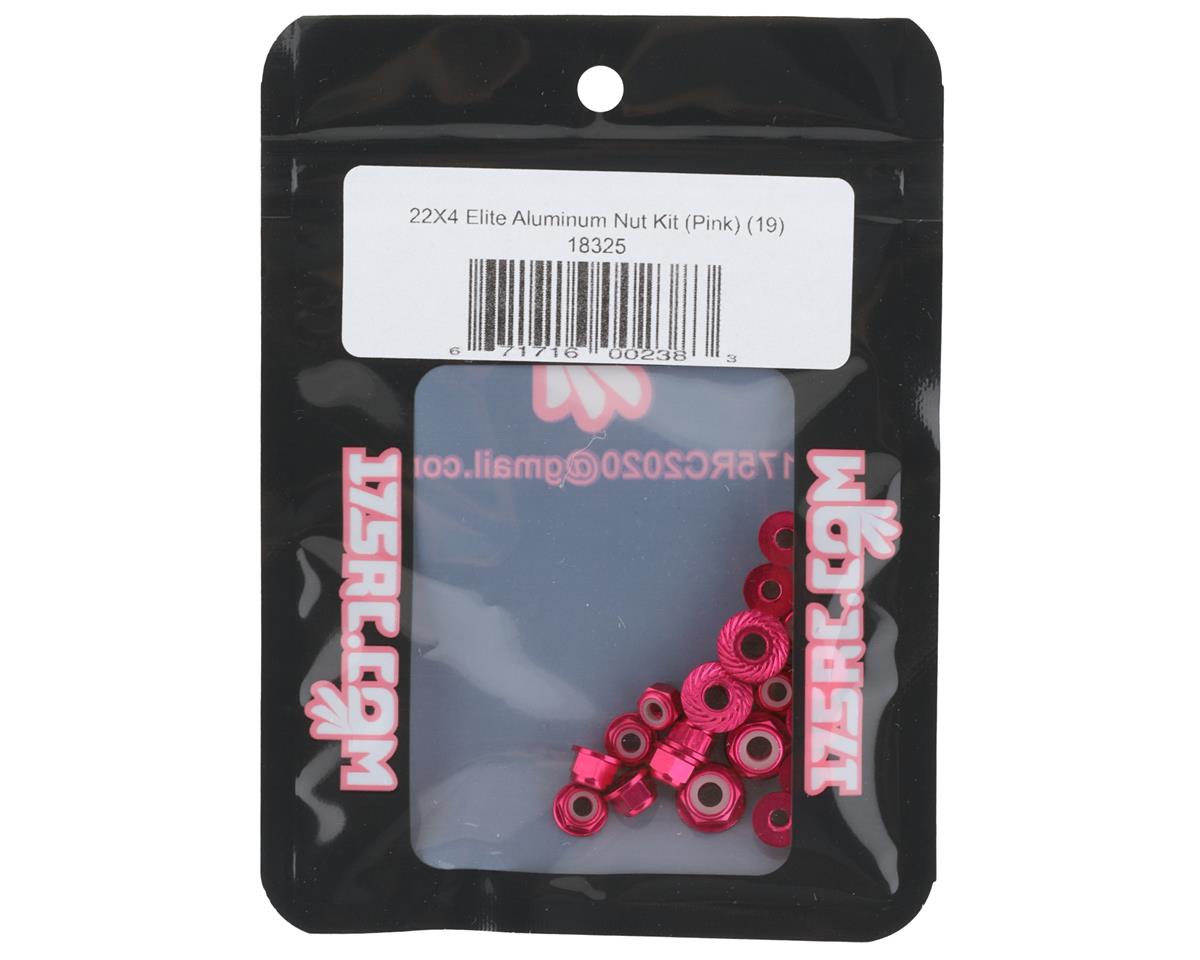 175RC Losi 22X-4 Elite Aluminum Nut Kit (Pink) (19)