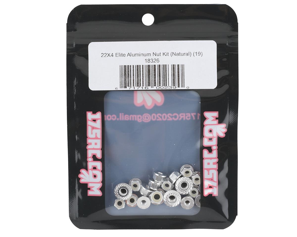 175RC Losi 22X-4 Elite Aluminum Nut Kit (Silver) (19)