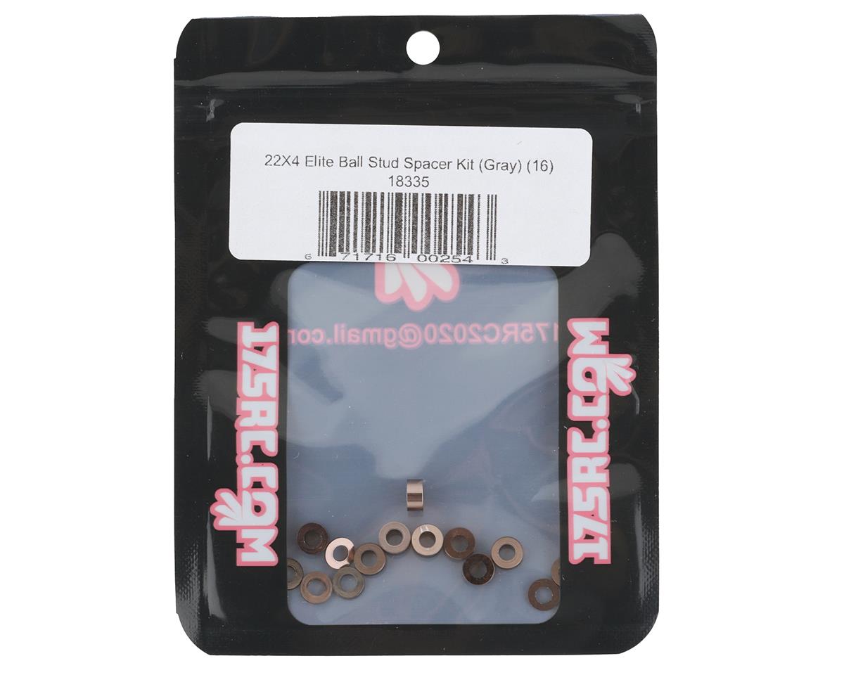 175RC Losi 22X-4 Ball Stud Spacer Kit (Grey) (16)