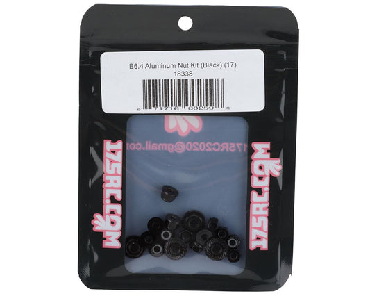 175RC Associated B6.4/B6.4D Aluminum Nut Kit (Black) (17)