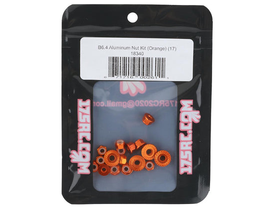 175RC Associated B6.4/B6.4D Aluminum Nut Kit (Orange) (17)