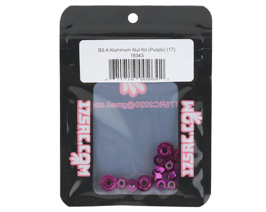 175RC Associated B6.4/B6.4D Aluminum Nut Kit (Purple) (17)