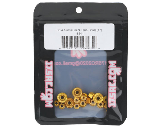175RC Associated B6.4/B6.4D Aluminum Nut Kit (Gold) (17)