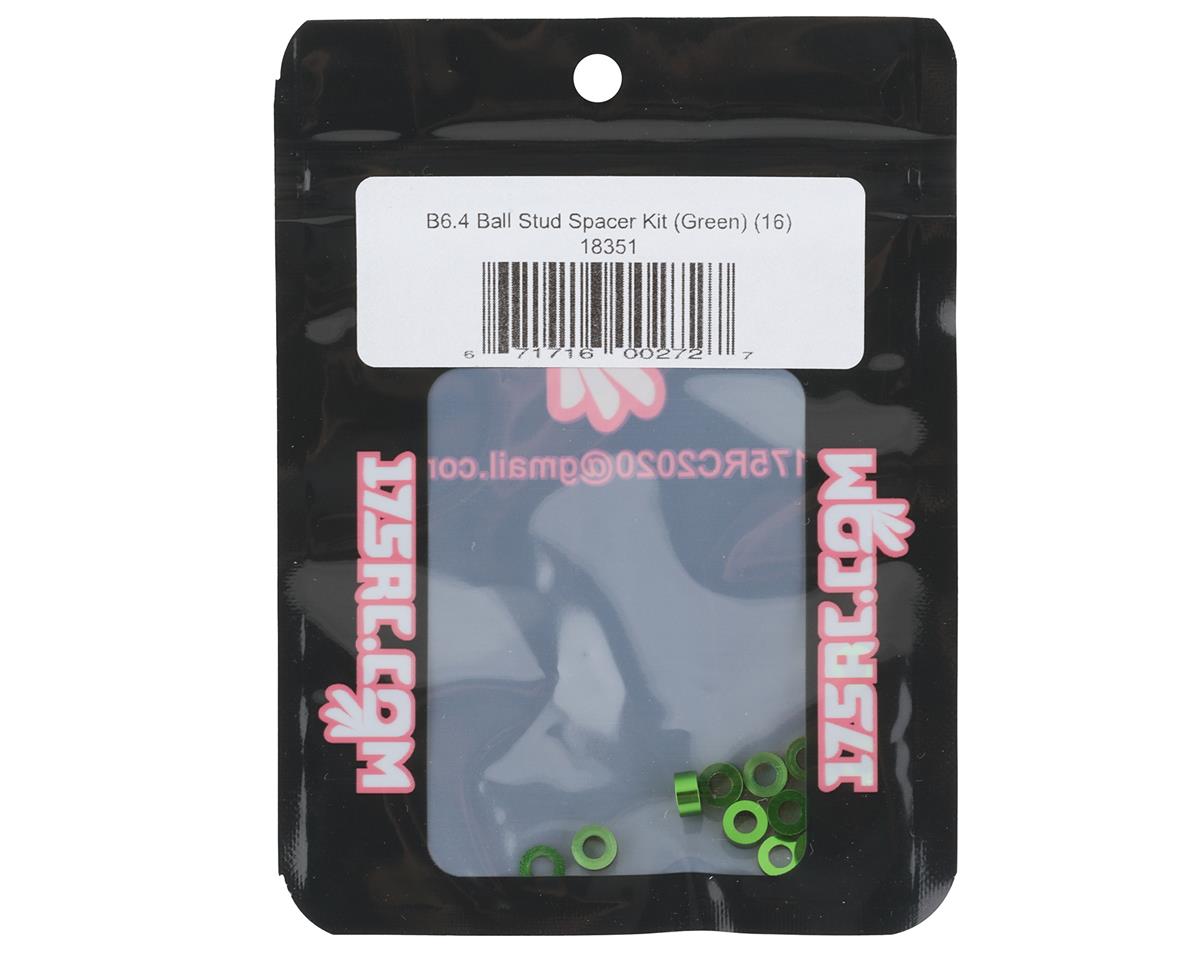 175RC Associated B6.4/B6.4D Ball Stud Spacer Kit (Green) (16)