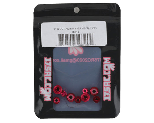175RC Losi 22S SCT Aluminum Nut Kit (Pink) (9)