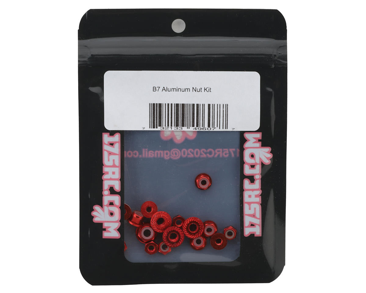 175RC RC10 B7 Aluminum Nuts Kit (Red)