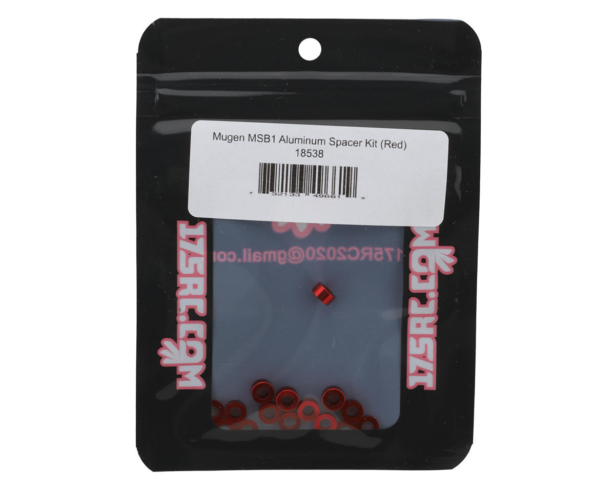 175RC Mugen MSB1 Aluminum Spacers Kit (Red)