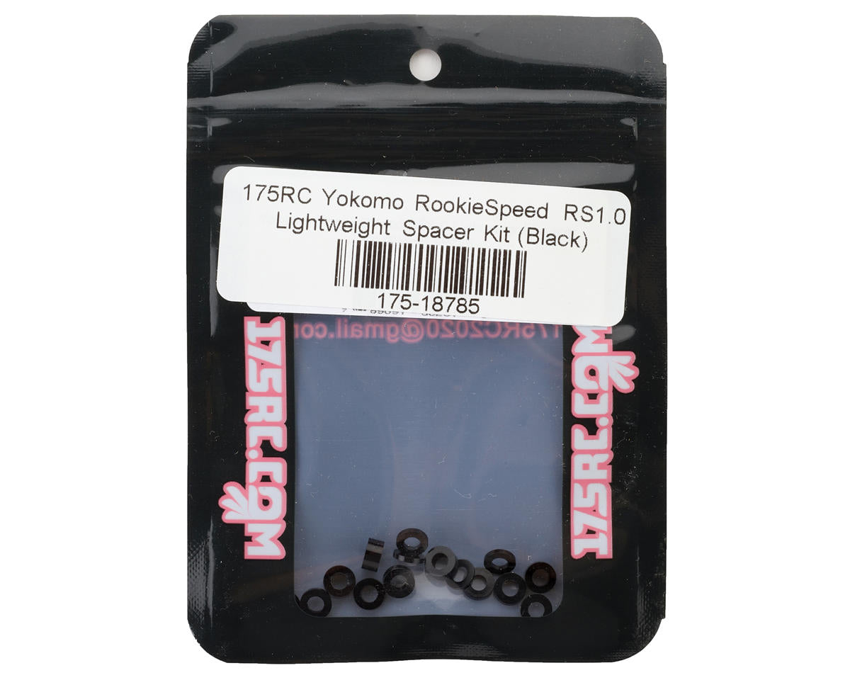 175RC Yokomo RookieSpeed RS1.0 Lightweight Spacer Kit (Black) (16)