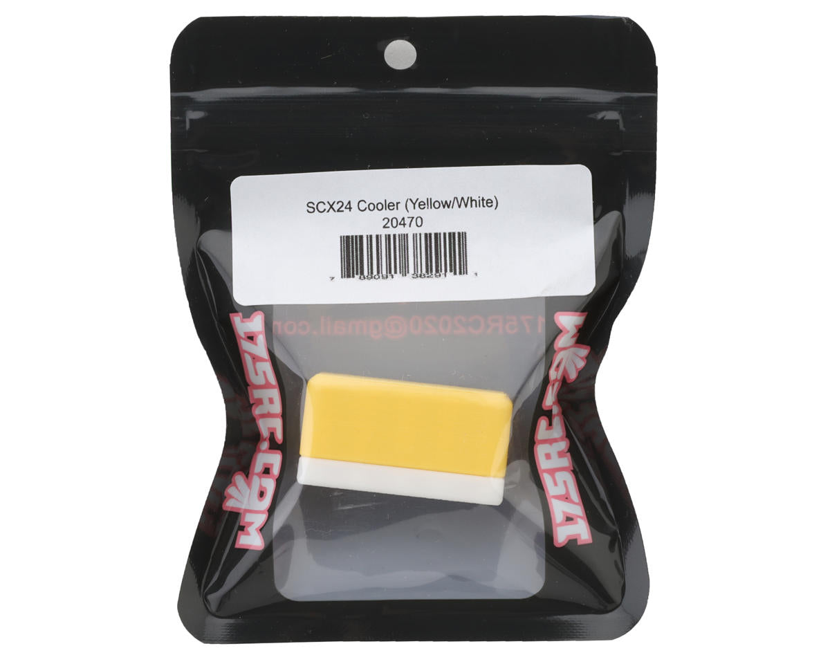 175RC SCX24 Cooler 1/24 Scale Accessory (Yellow/White)