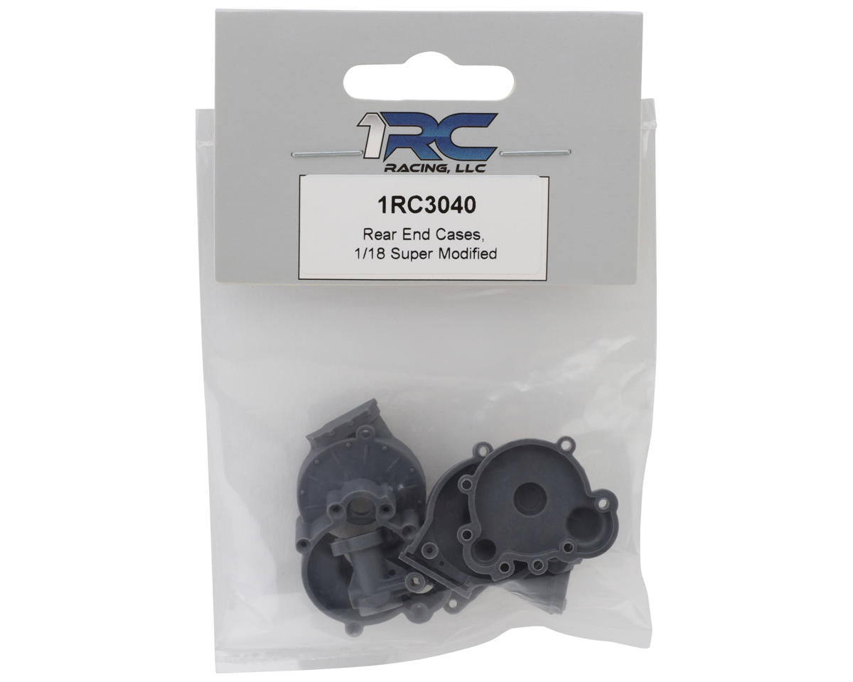 1RC Racing 1/18 Super Modified Rear End Axle Housing (Grey)