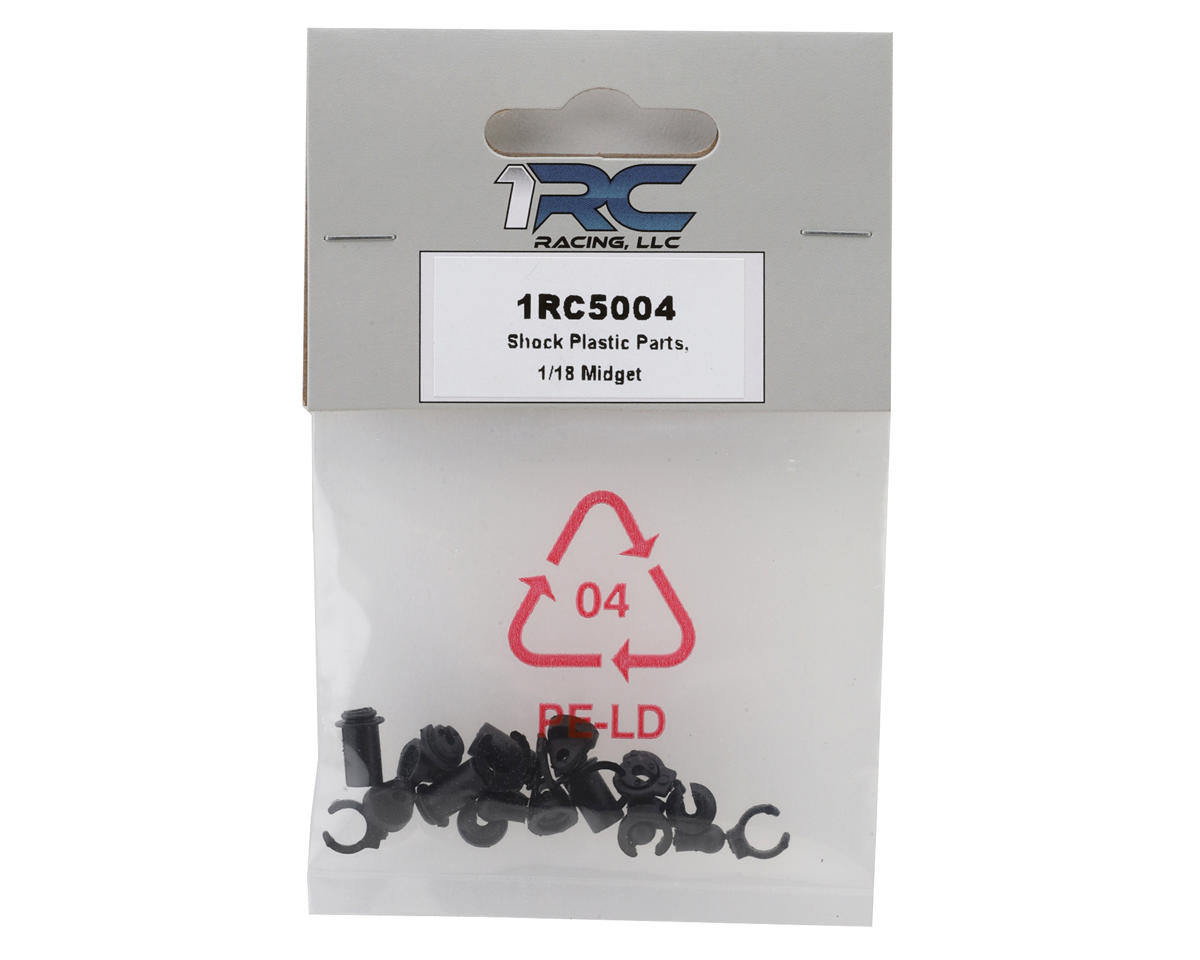 1RC Racing 1/18 Plastic Shock Parts (Midget/Sprint/EDM/Late Model)