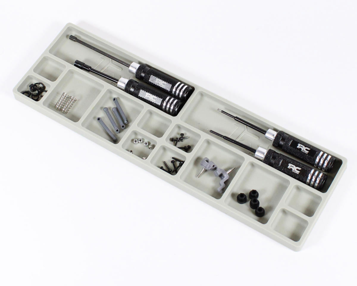 1RC Racing Silicone Parts Tray (Grey) (290x90mm)