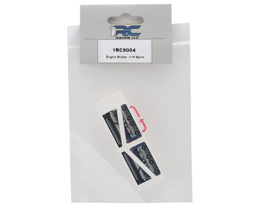 1RC Racing 1/18 Sprint Engine Decal Set