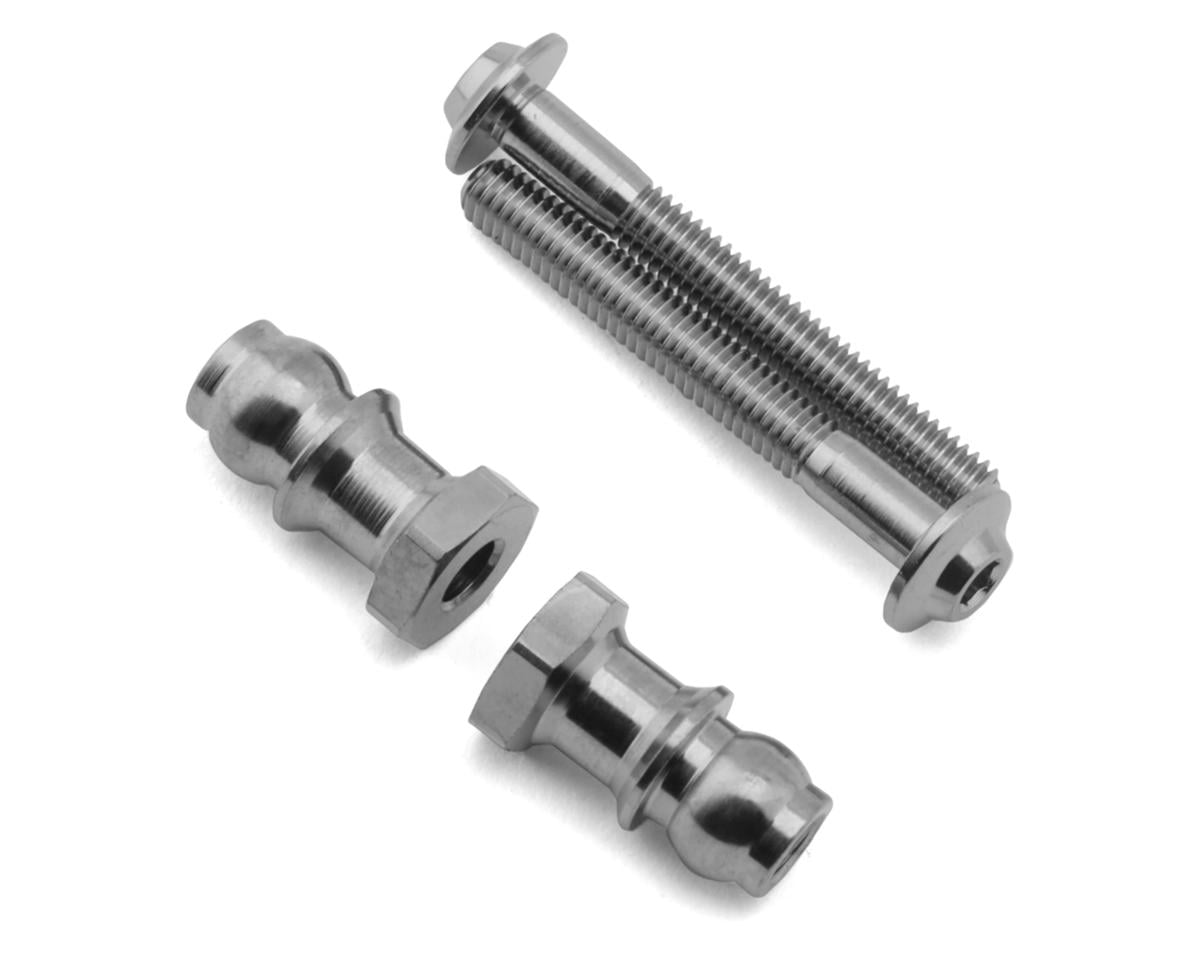 1UP Racing Pro Duty Titanium Upper Shock Standoffs Set (24mm/10mm)