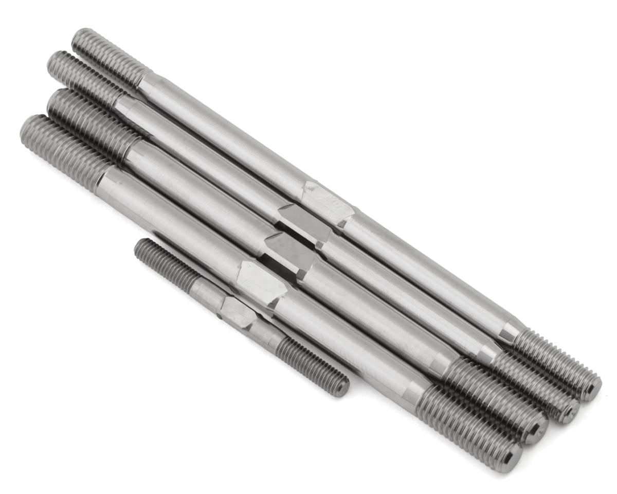 1UP Racing Team Associated RC8T4 Pro Duty Titanium Turnbuckles Set (Silver)