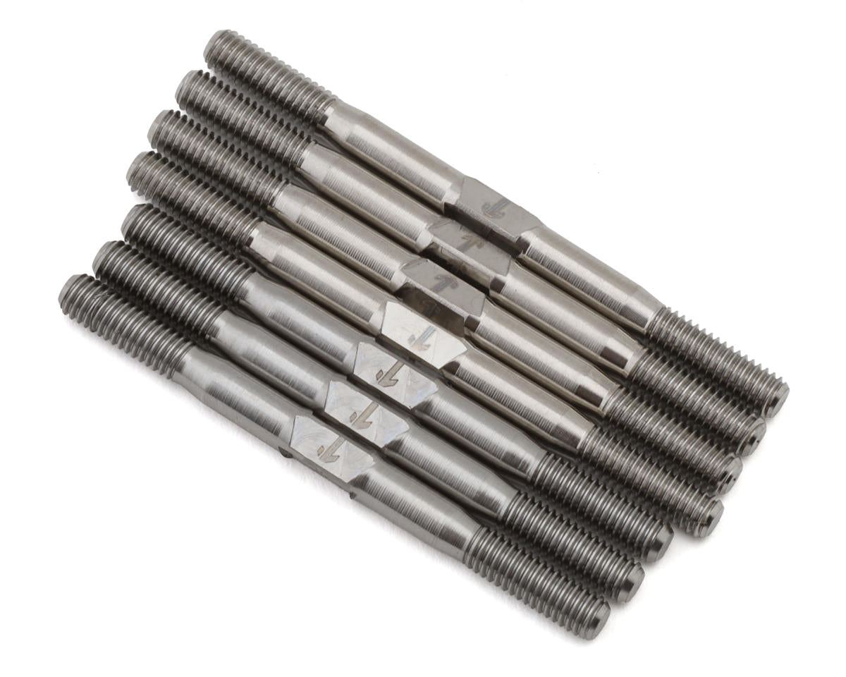 1UP Racing TLR 22X-4 2.0 Pro Duty Titanium Turnbuckles Set (Silver)