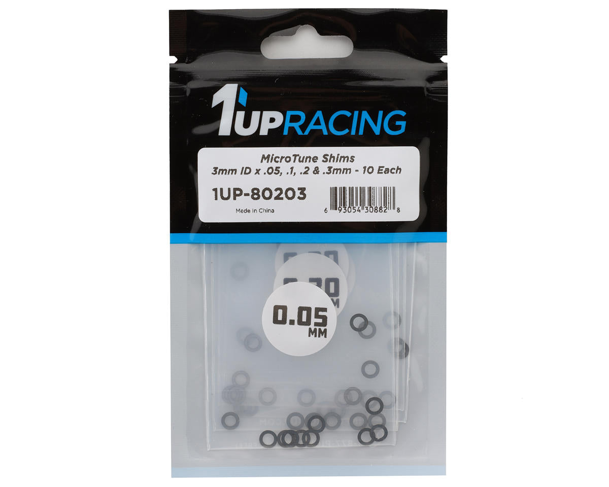 1UP Racing MicroTune Drivetrain Shim Set (3mm) (0.5/0.1/0.2/0.3mm)