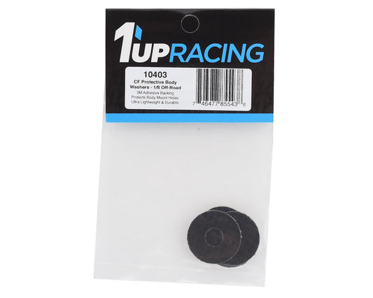 1UP Racing Carbon Fiber 1/8 Offroad Body Washers (4)