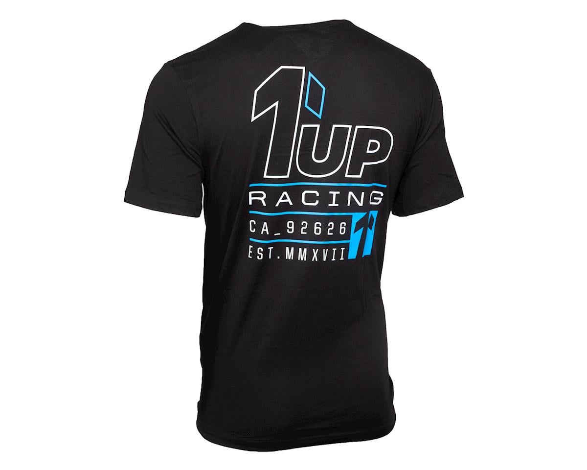 1UP Racing Racing Established Black T-Shirt (XL)