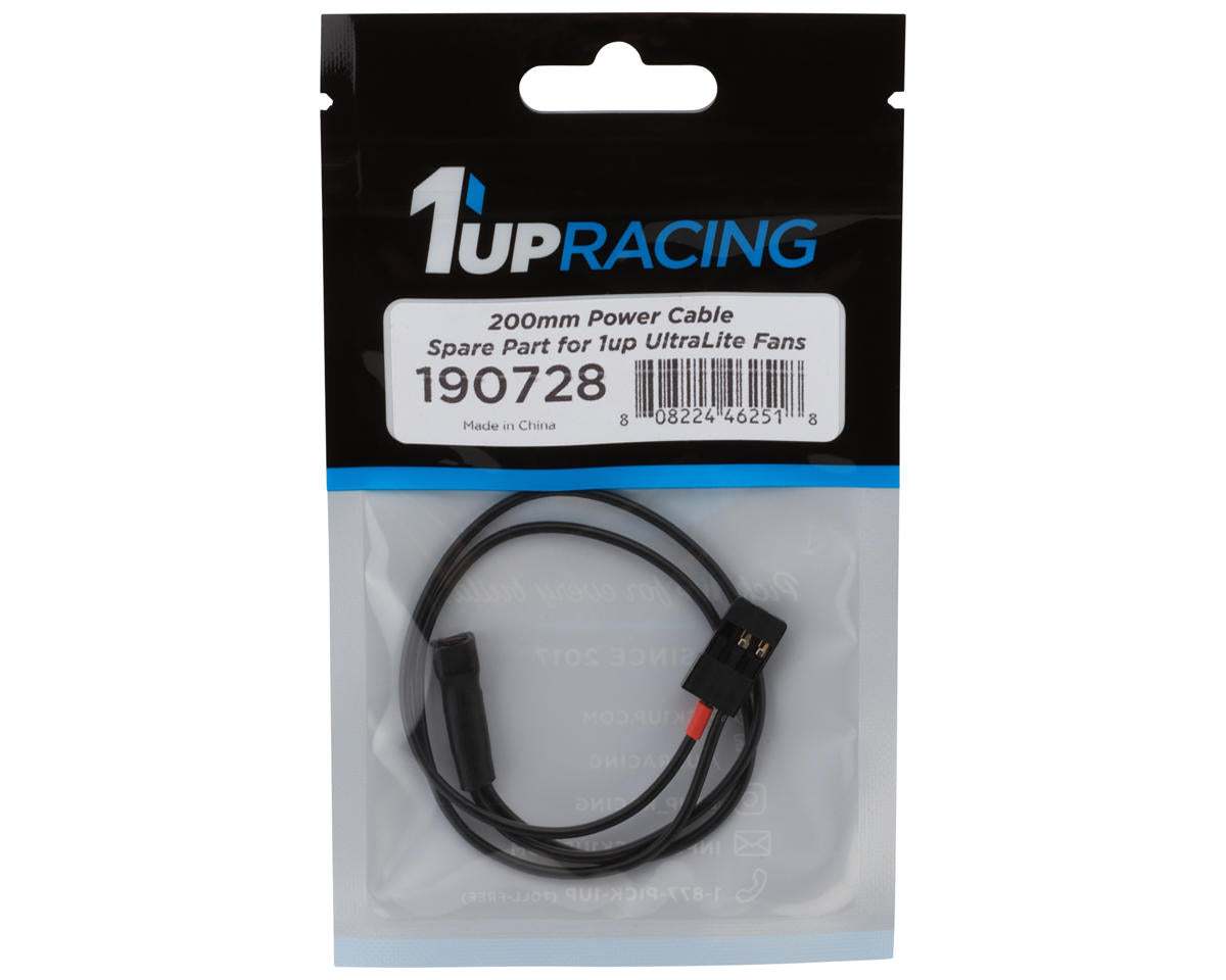 1UP Racing UltraLite High-Speed Aluminum Cooling Fan Extension Wire (200mm)