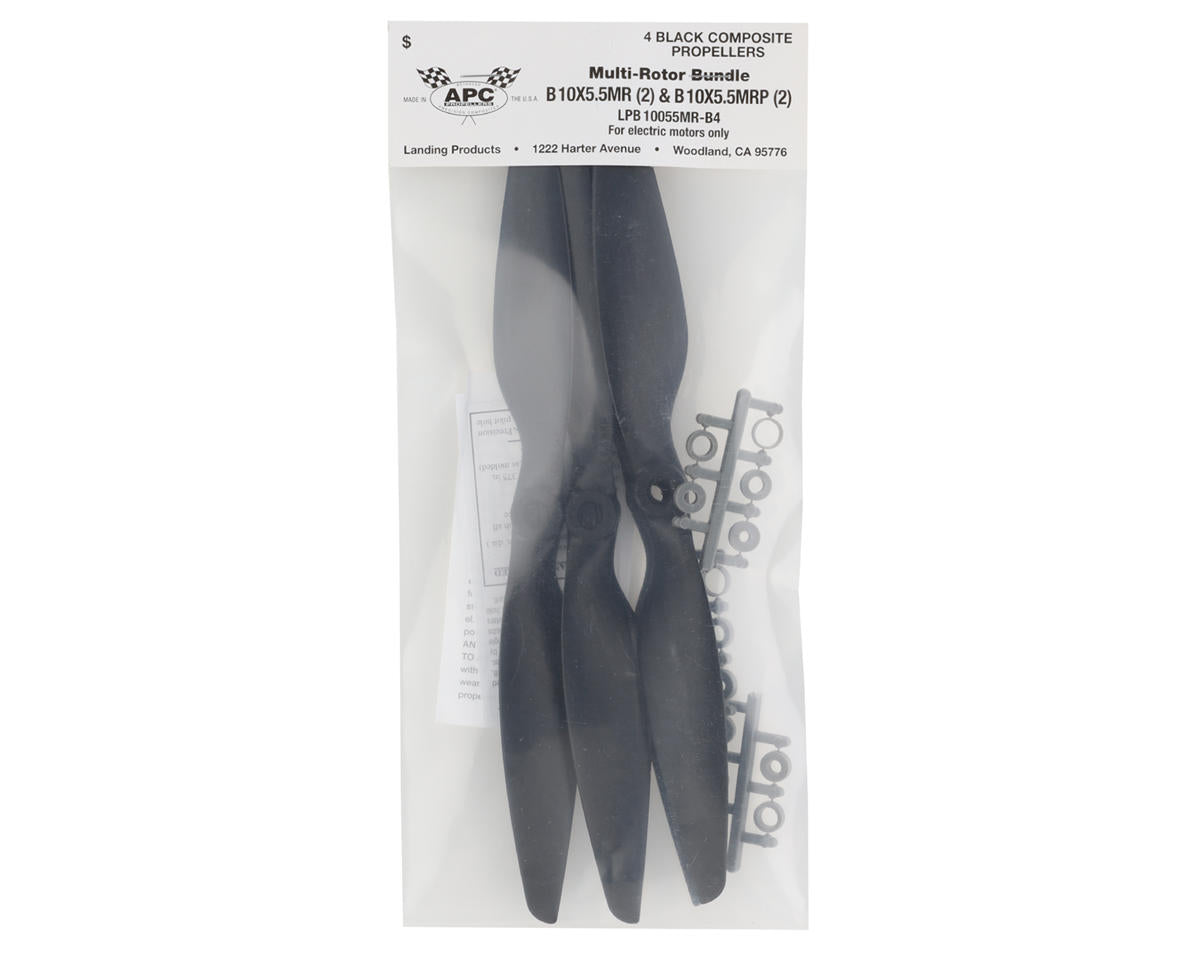 APC 10x5.5 MultiRotor Propeller (Black) (2CW/2CCW)
