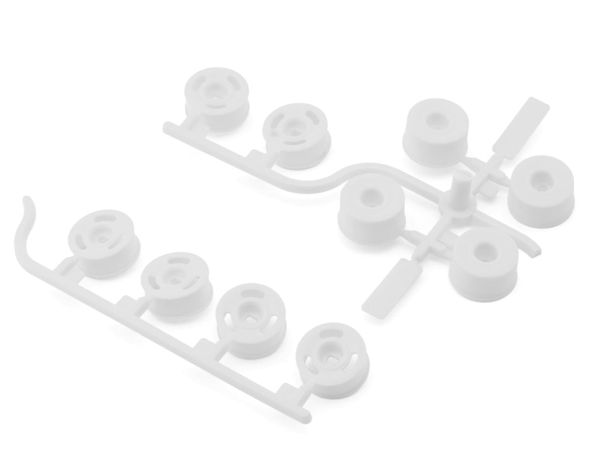 Team Associated TC28 Wheel Set (White) (Front & Rear)