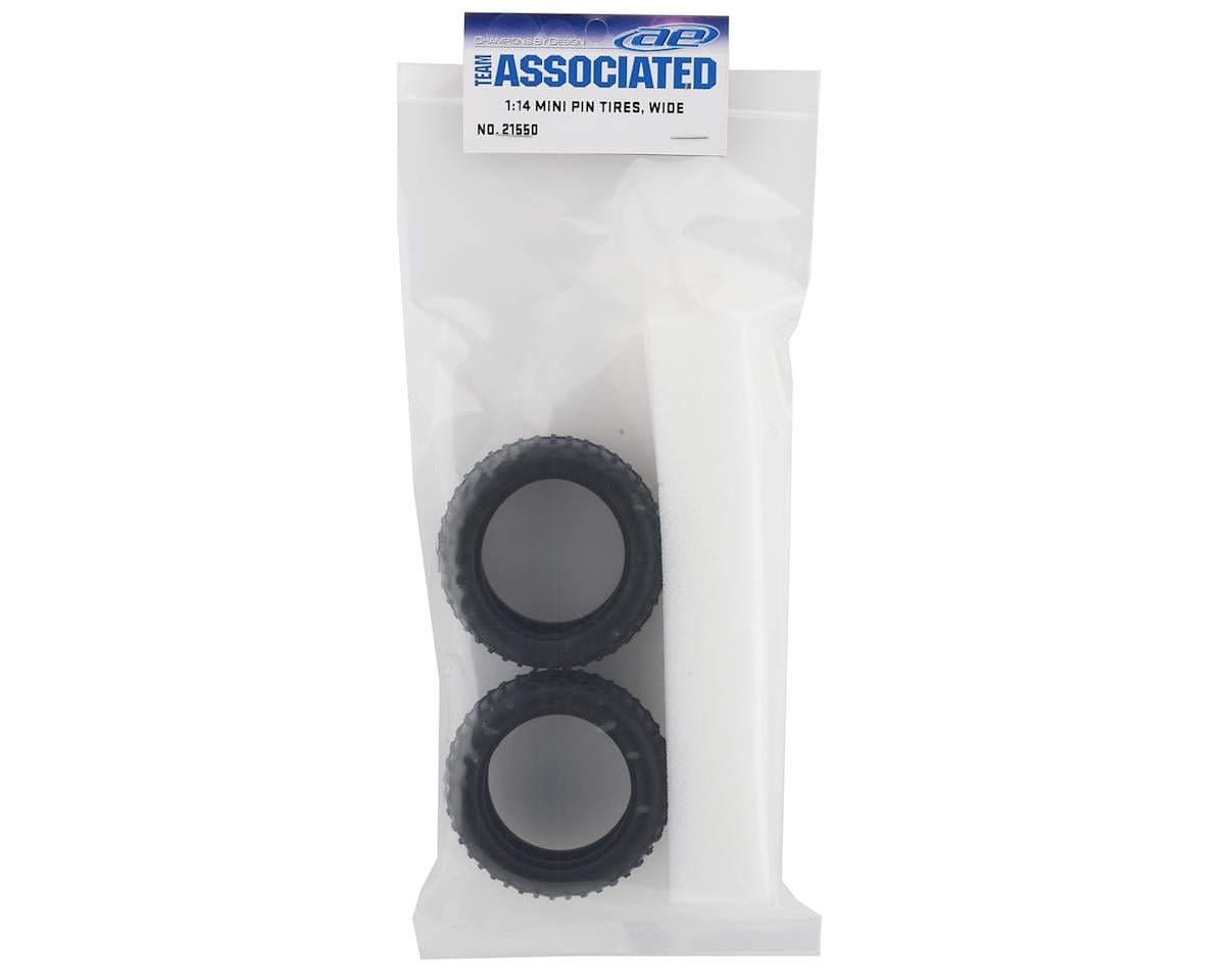 Team Associated Reflex 14T/14B Wide Mini Pin Tire w/Inserts (2)