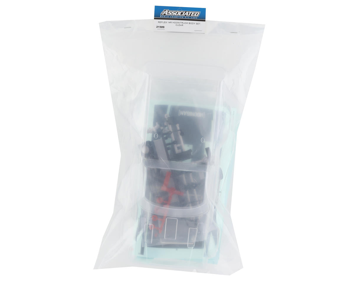 Team Associated Reflex 14R Hoonitruck Body Set (Clear)