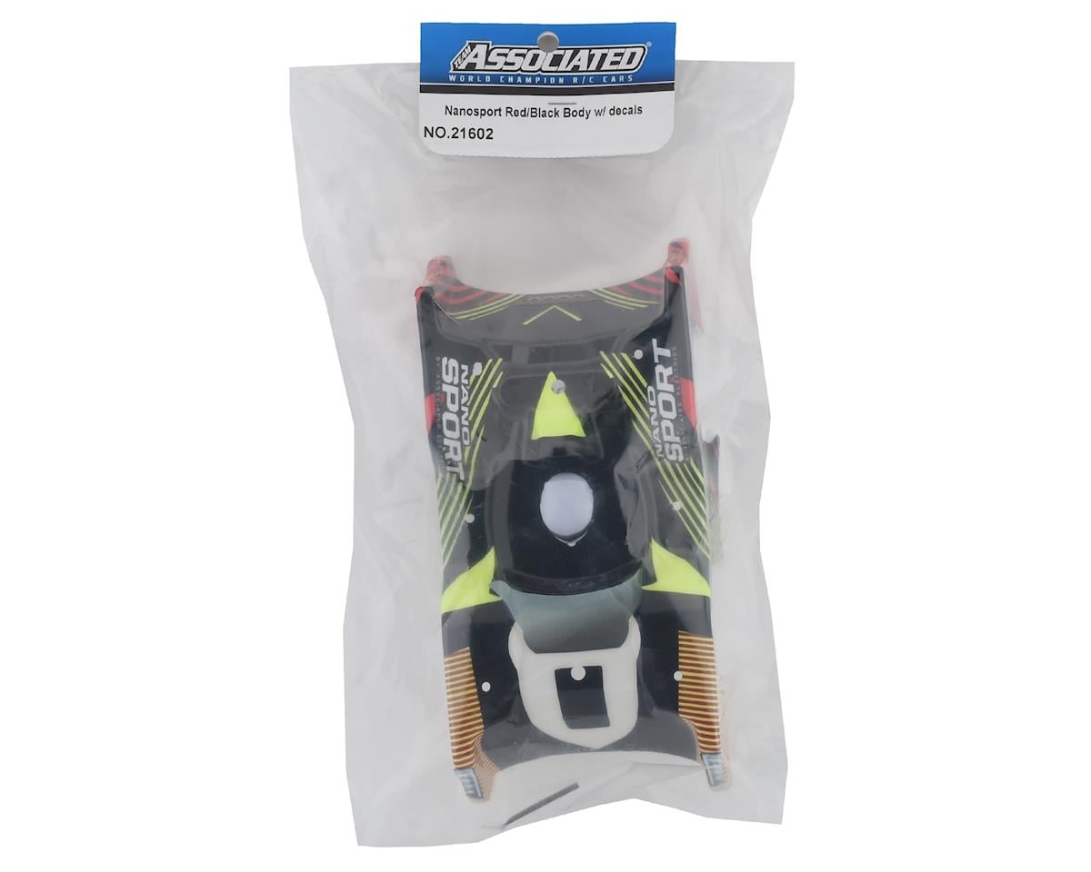 Team Associated NanoSport Body (Red/Black)