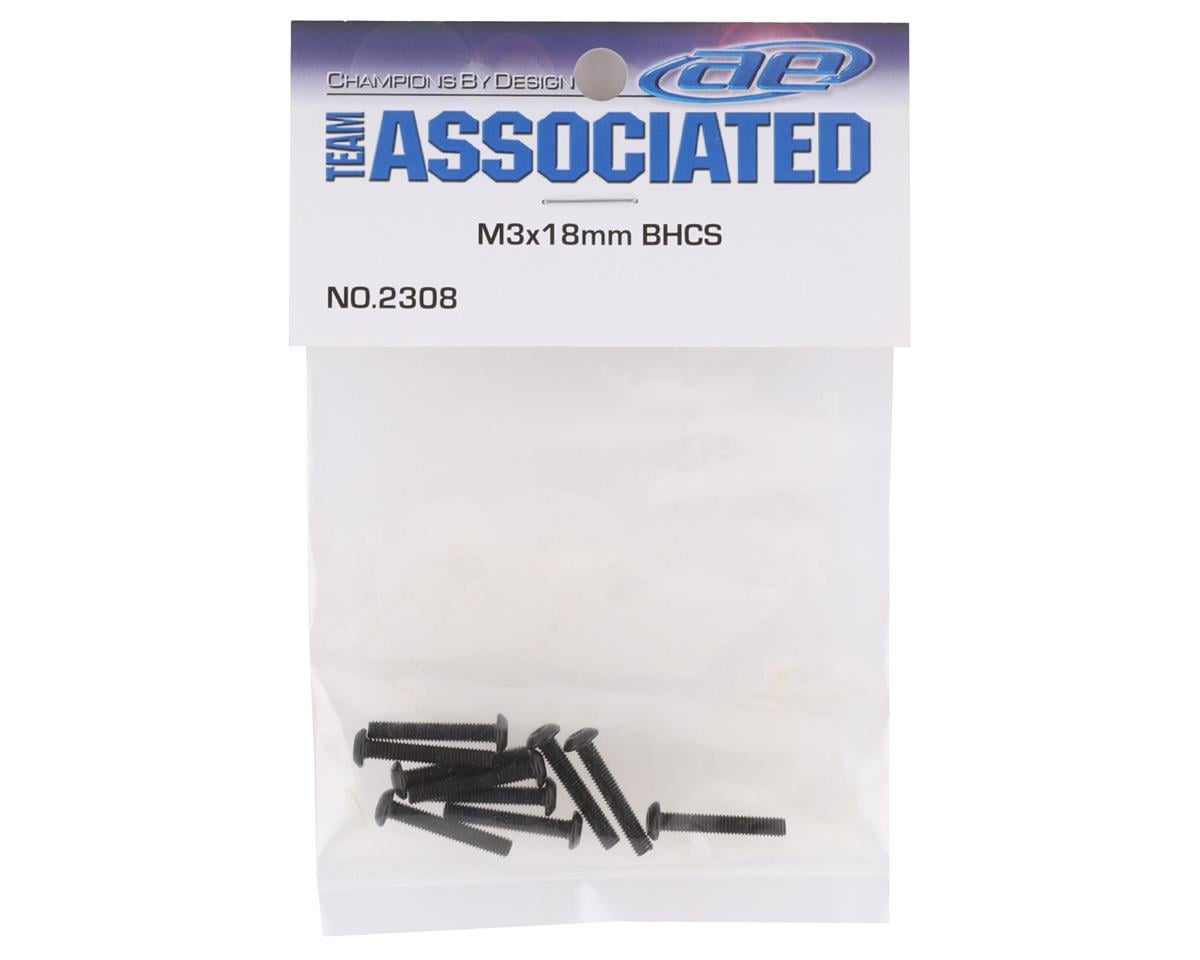Team Associated 3x18mm Button Head Screws (10)