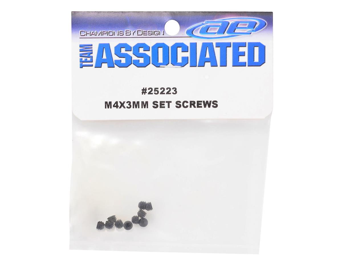 Team Associated 4x3mm Set Screw (10)