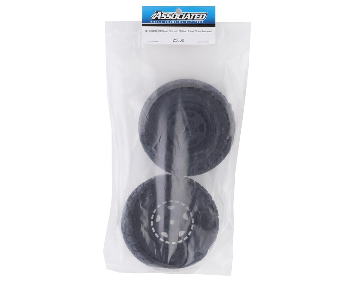 Team Associated Pro4 SC10 Pre-Mounted Off-Road Tires w/Fifteen52 Wheels (Black)
