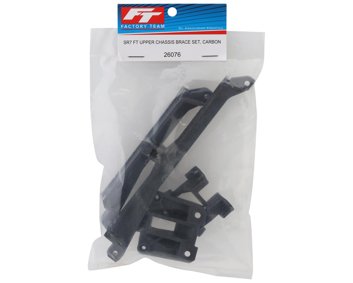 Team Associated SR7 Factory Team Carbon Upper Chassis Brace Set