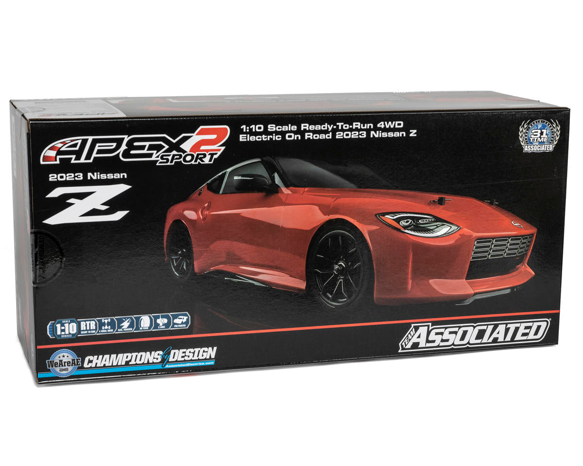 Team Associated Apex2 Nissan Z Sport RTR 1/10 Electric 4WD Touring Car (Red)