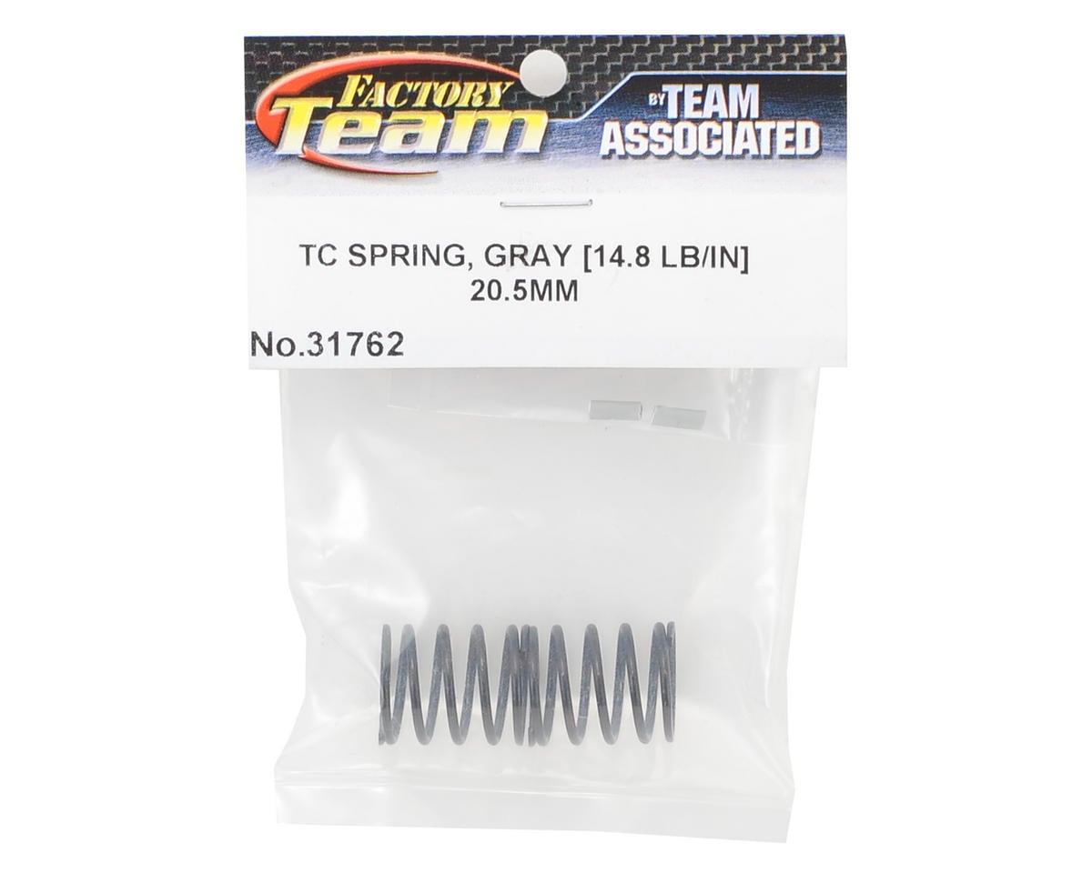 Team Associated TC7.1 Factory Team Springs (2) (Gray - 14.8lb) (Short)
