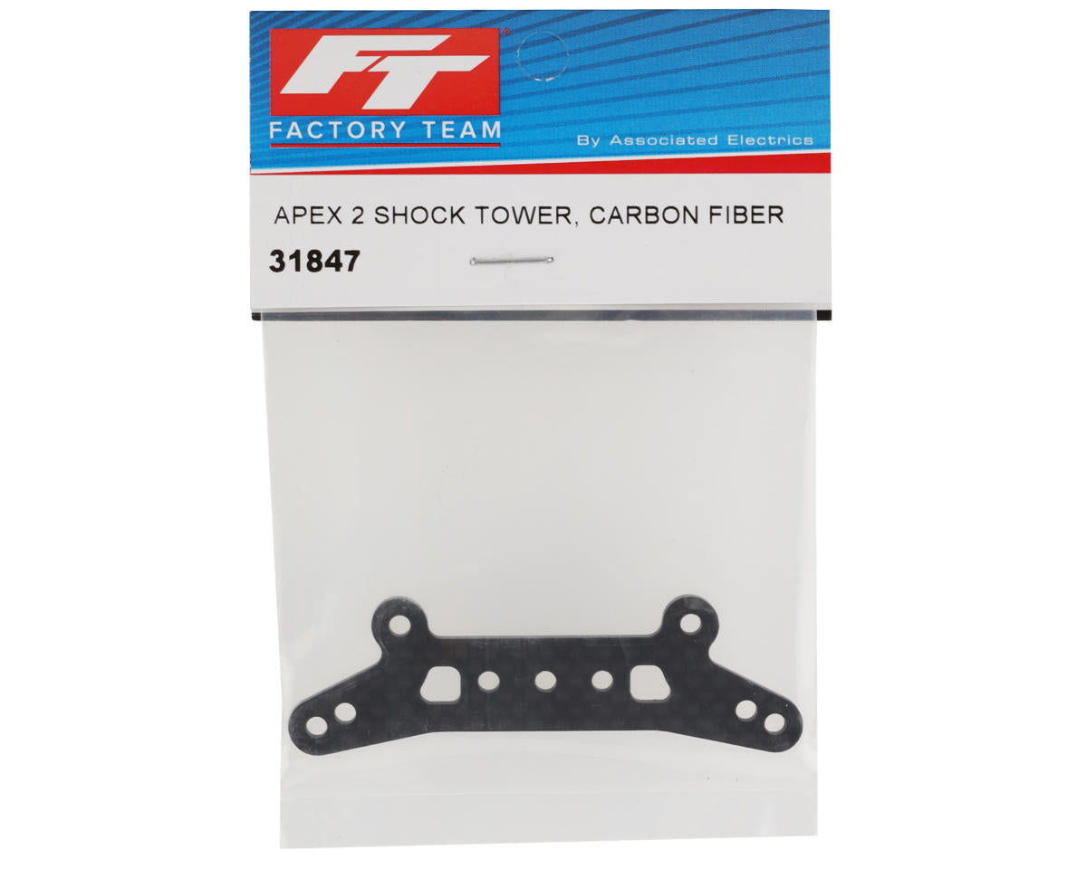 Team Associated Apex2 Factory Team Carbon Fiber Shock Tower (Front/Rear)