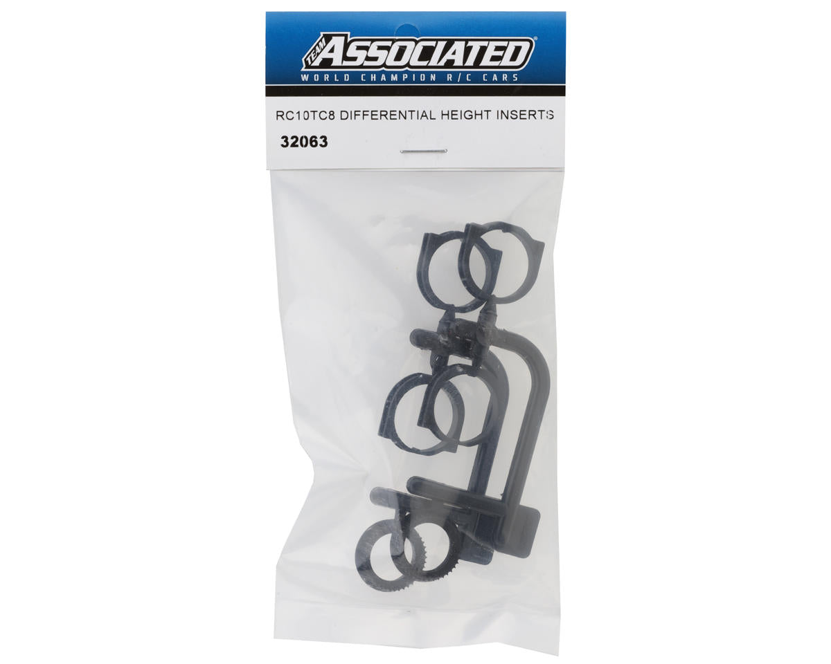 Team Associated RC10TC8 Differential Height Inserts Set