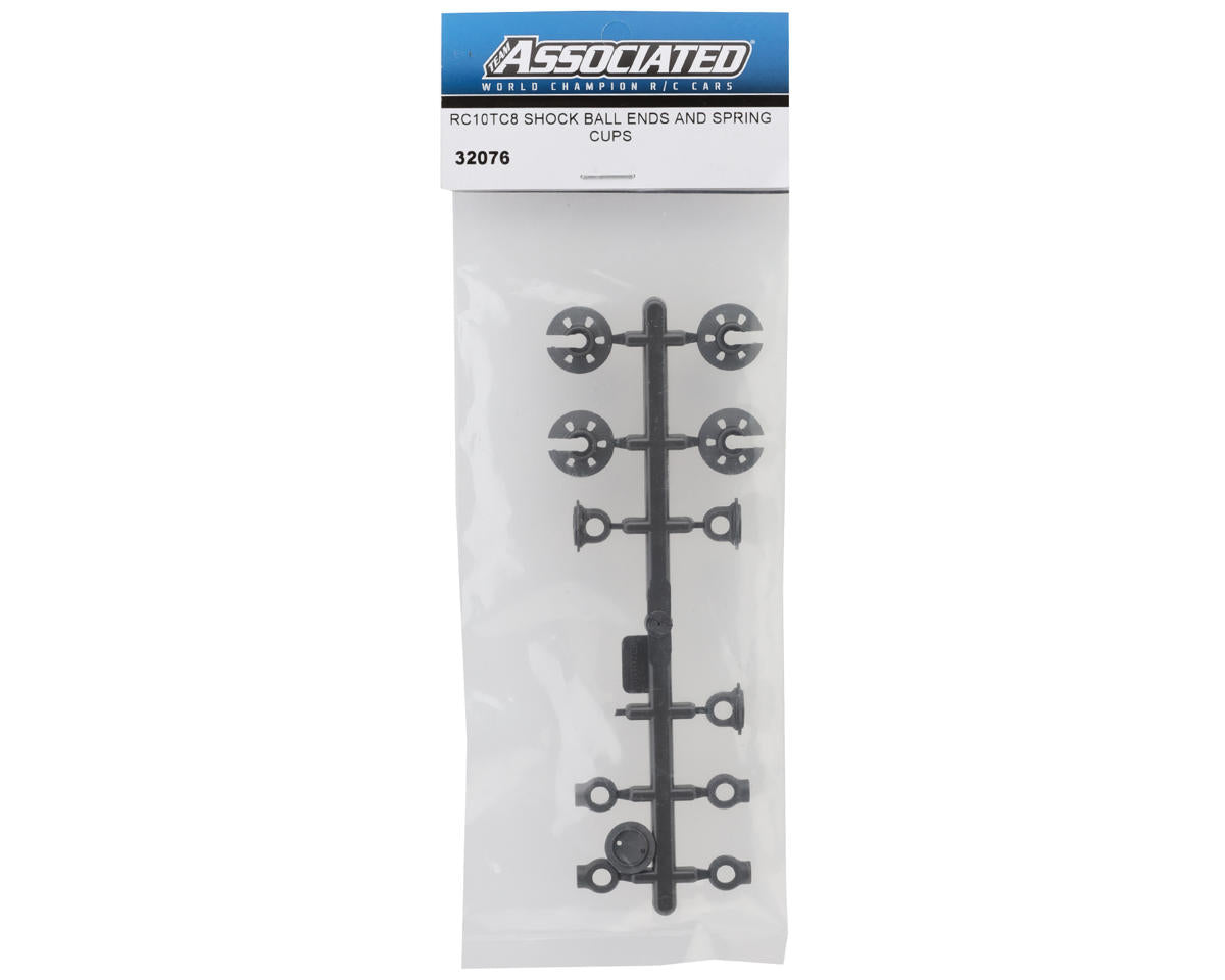 Team Associated RC10TC8 Shock Rod Ends & Spring Cups Set