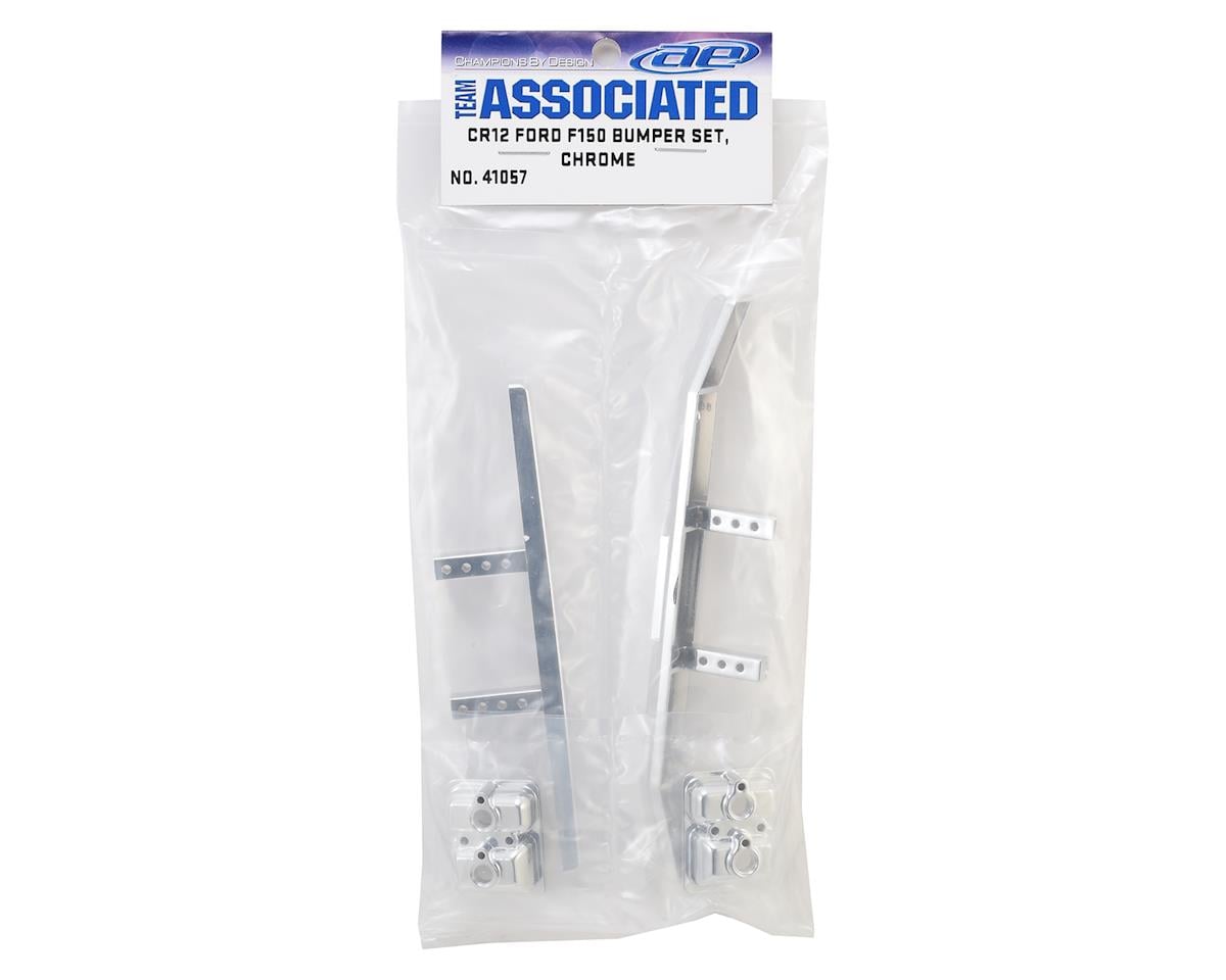 Team Associated CR12 Ford F-150 Bumper Set w/Light Pods (Chrome)